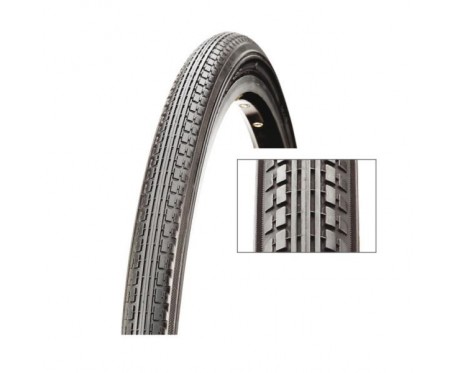 26x13/8 37-590 Vintage Tyre Black + FREE TUBE 26 x 1 3/8 CST